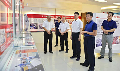 福建省人大常委會黨組書記、副主任張廣敏蒞臨虹潤公司調(diào)研指導